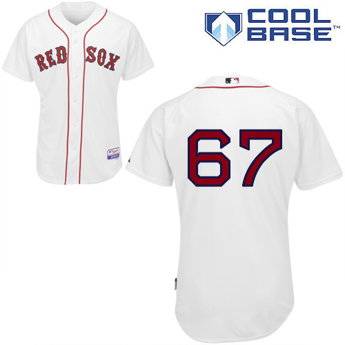 Brandon Workman #67 MLB Jersey-Boston Red Sox Men's Authentic Home White Cool Base Baseball Jersey